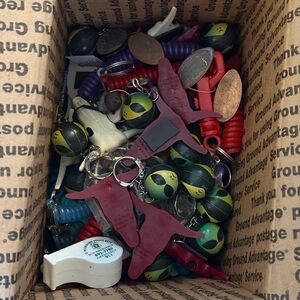 5lbs Assorted Keychains and Trinkets